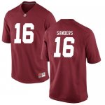 Men's Alabama Crimson Tide #16 Drew Sanders Crimson Game NCAA College Football Jersey 2403LFJN2